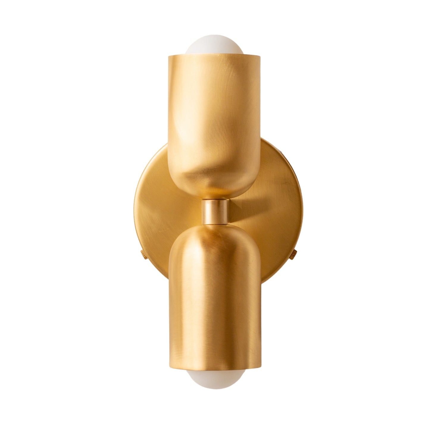 Polish Up & Down Brass Wall Sconce – Mid-Century Modern Light Fixture