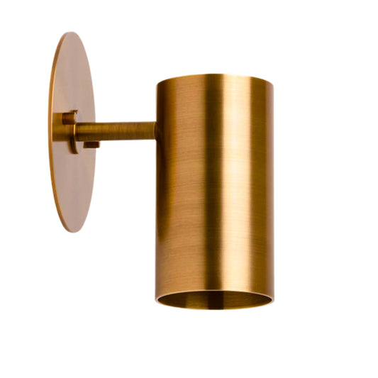 Modern Brass Wall Sconce – Mid Century Light Fixture for Bedroom & Living Room