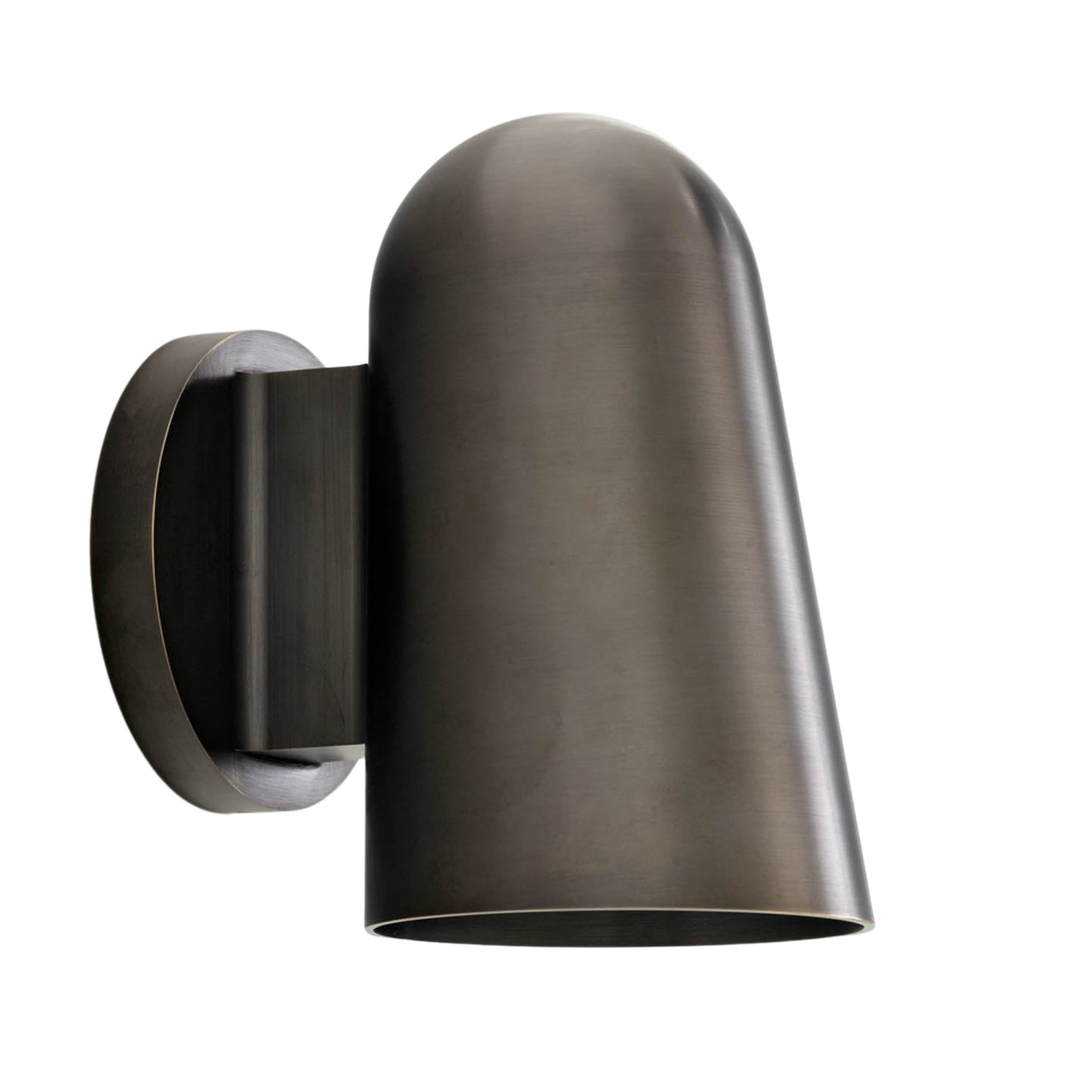 Modern Brass Wall Sconce – Handmade Mid Century Cone Shade Light Fixture