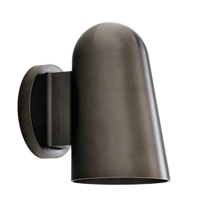Modern Brass Wall Sconce – Handmade Mid Century Cone Shade Light Fixture