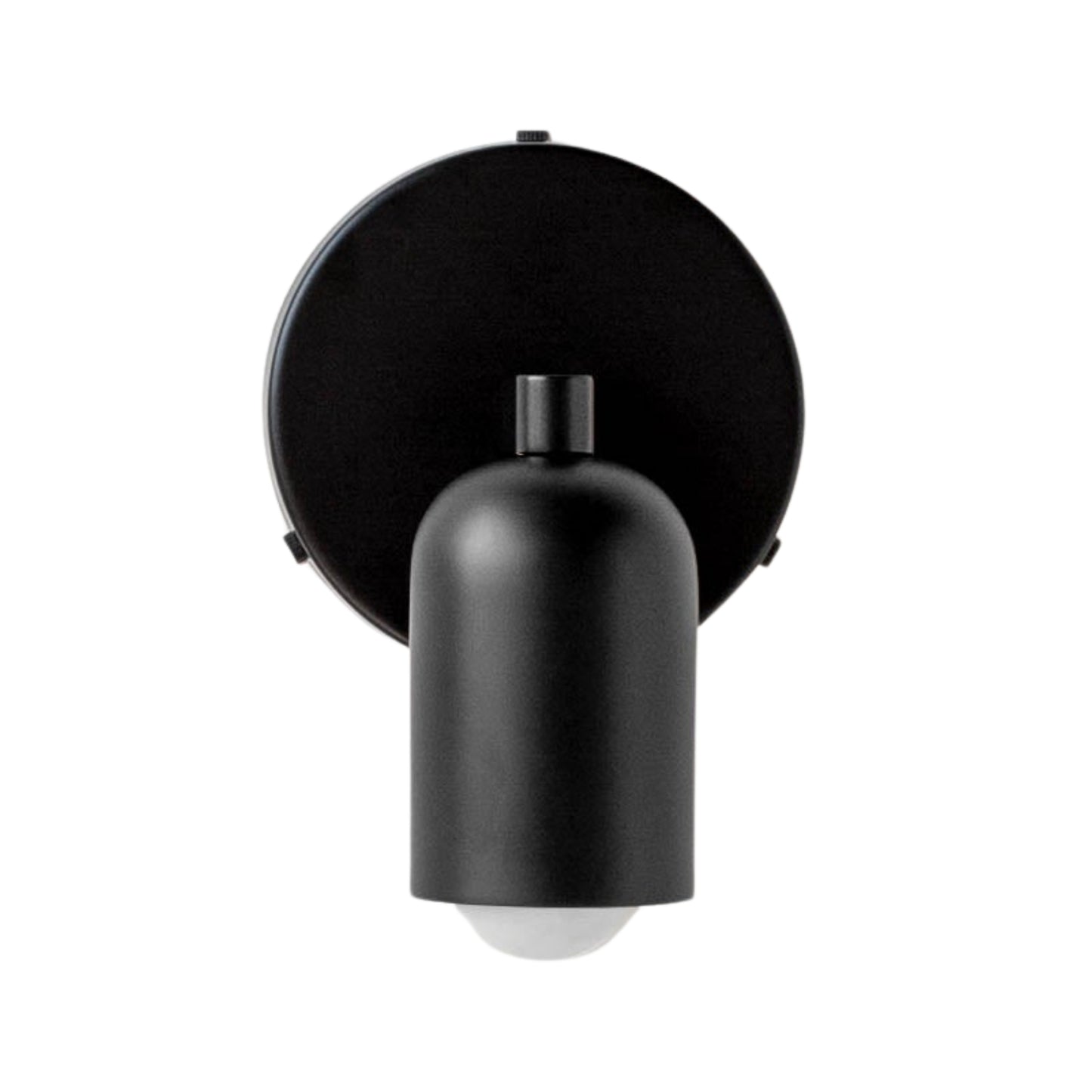 Black Capsule Brass Wall Sconce – Mid Century Modern Vintage Wall Light Fixture