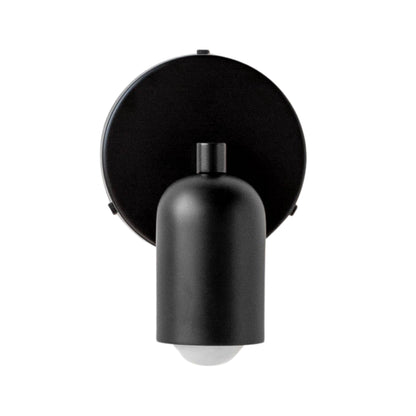 Black Capsule Brass Wall Sconce – Mid Century Modern Vintage Wall Light Fixture