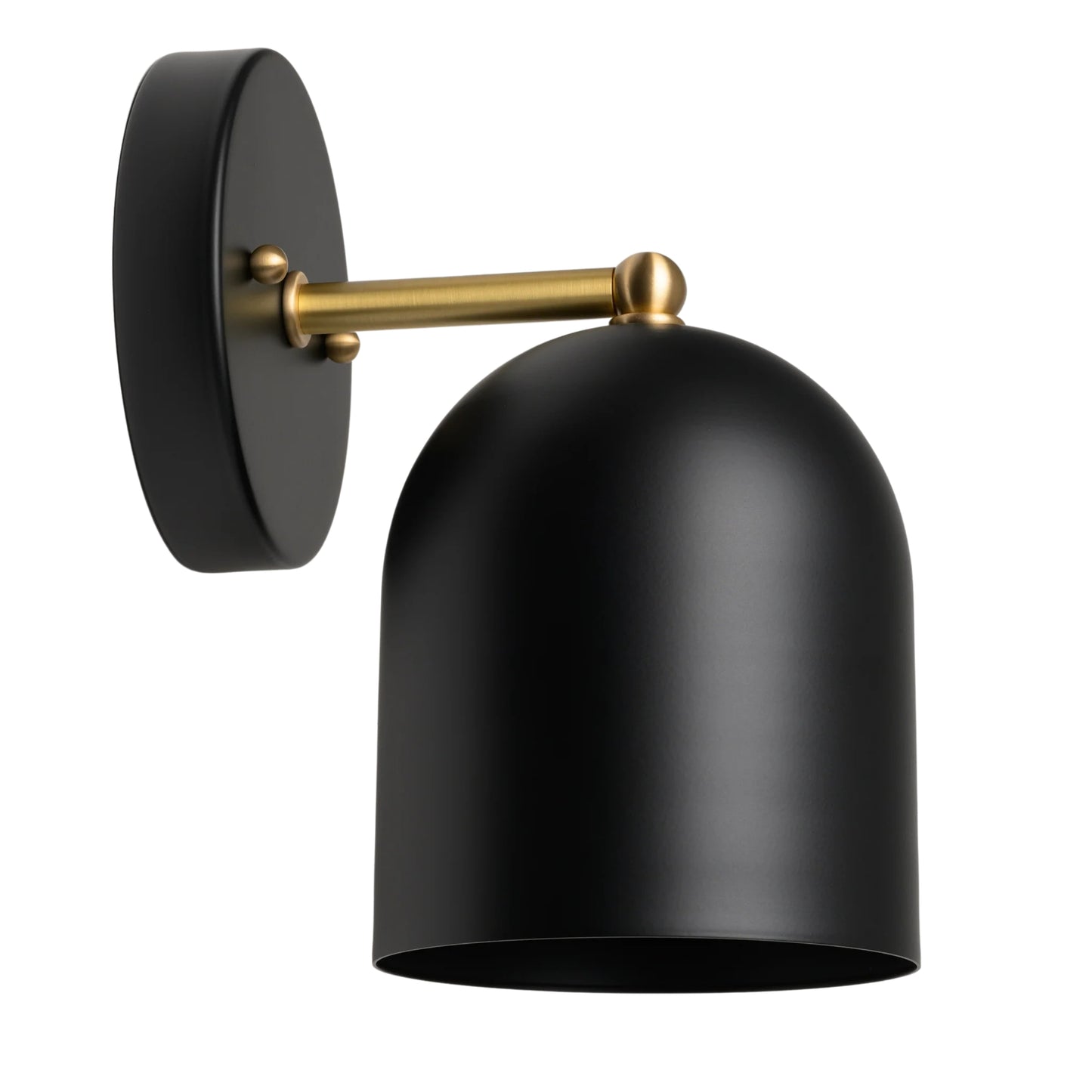 Modern Brass Wall Sconce – Mid Century Light Fixture for Bedroom & Living Room