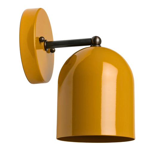 Modern Brass Wall Sconce – Mid Century Light Fixture for Bedroom & Living Room