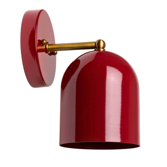 Modern Brass Wall Sconce – Mid Century Light Fixture for Bedroom & Living Room