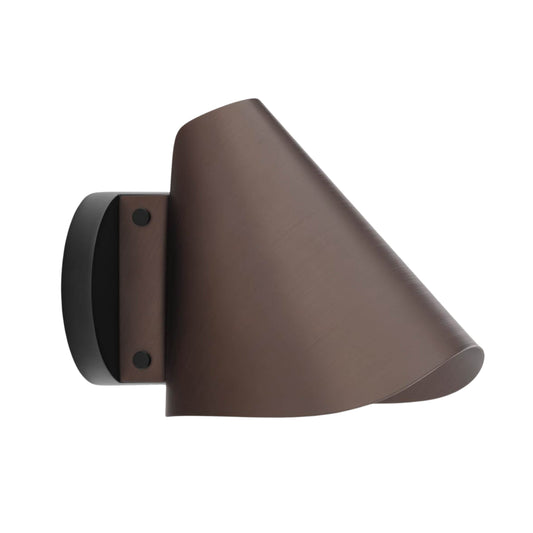 Modern Brass Wall Sconce – Handmade Mid Century Cone Shade Light Fixture