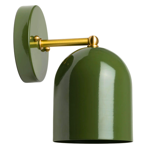 Modern Brass Wall Sconce – Mid Century Light Fixture for Bedroom & Living Room