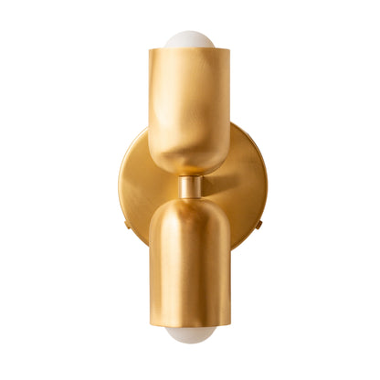Polish Up & Down Brass Wall Sconce – Mid-Century Modern Light Fixture