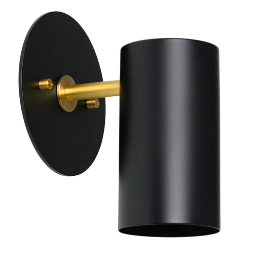 Modern Brass Wall Sconce – Mid Century Light Fixture for Bedroom & Living Room