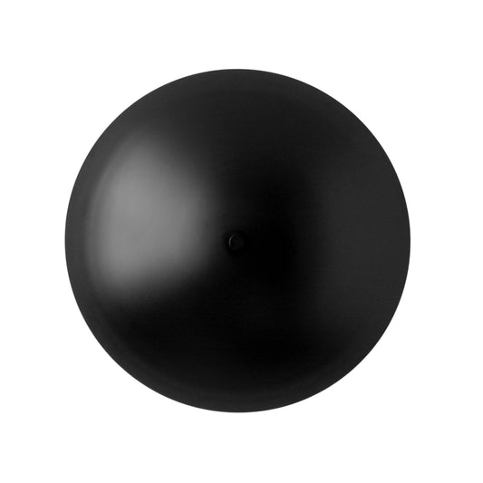 Black Brass Dome Wall Sconce – Mid-Century Modern Hardwired Light