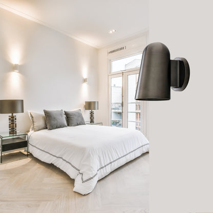 Modern Brass Wall Sconce – Handmade Mid Century Cone Shade Light Fixture