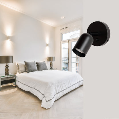 Black Capsule Brass Wall Sconce – Mid Century Modern Vintage Wall Light Fixture
