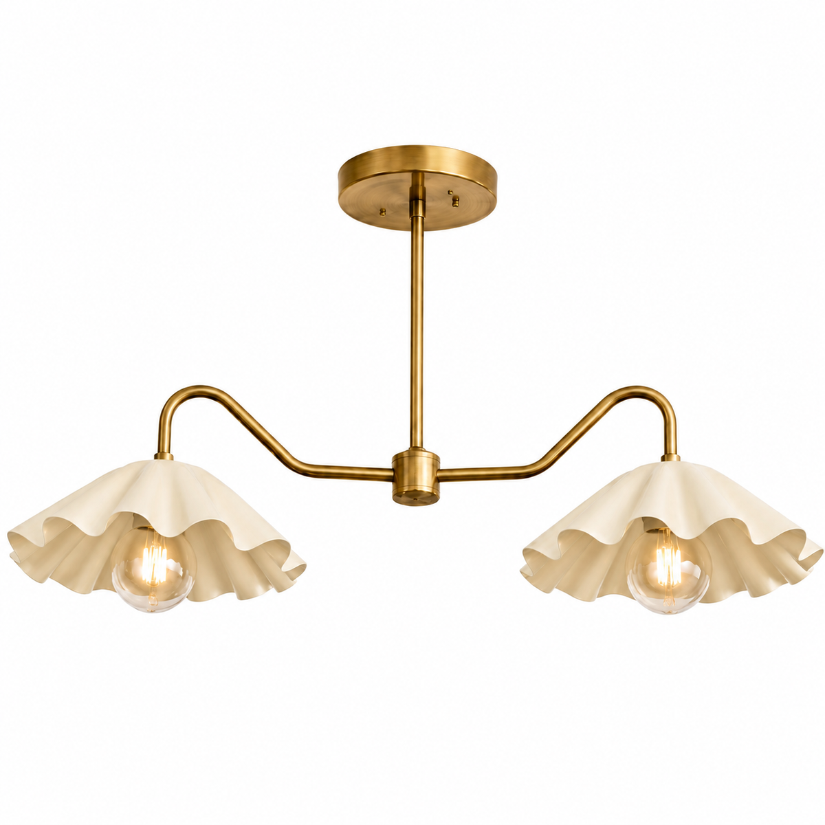 WINTTEN brass chandelier for dining room