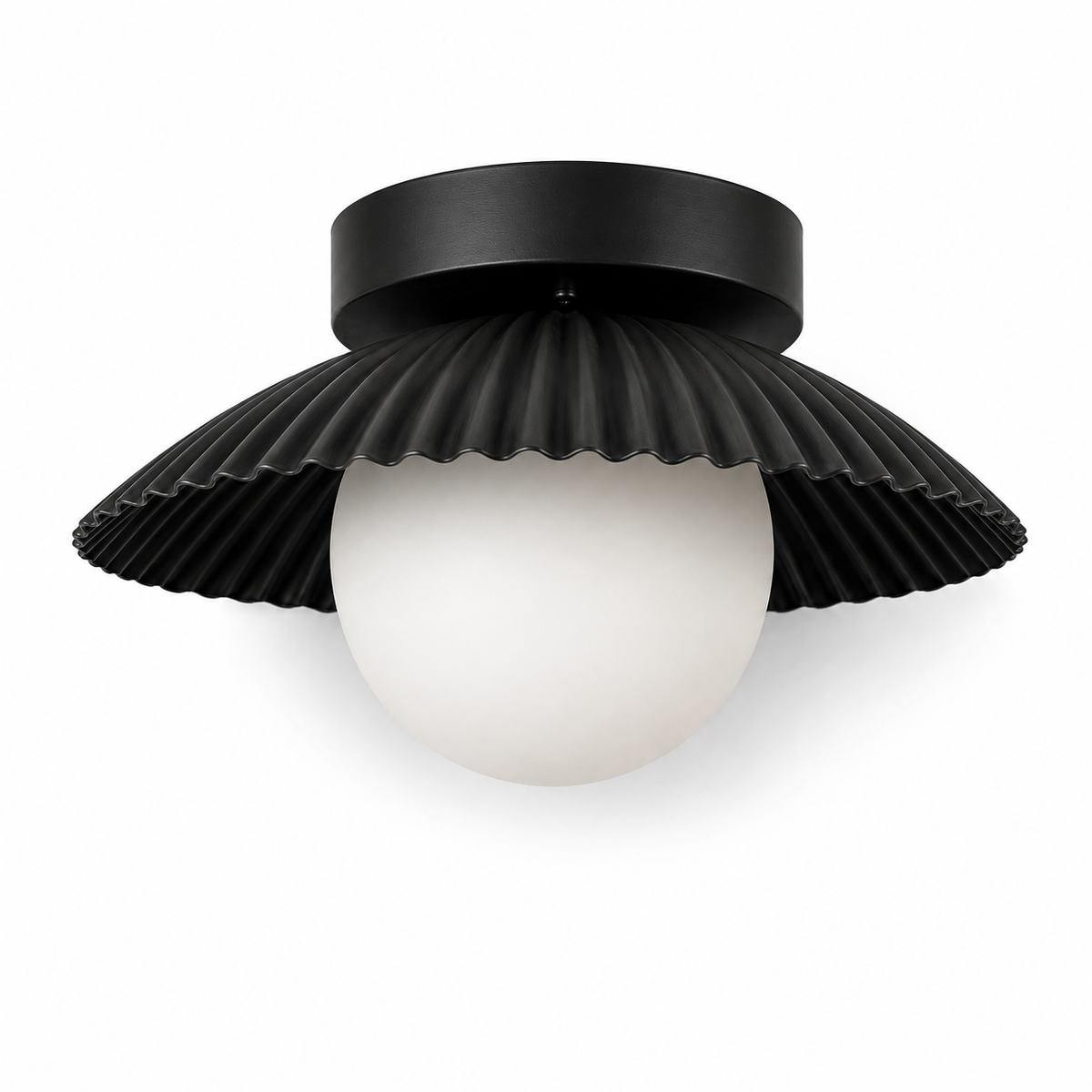 Vintage inspired brass ceiling light