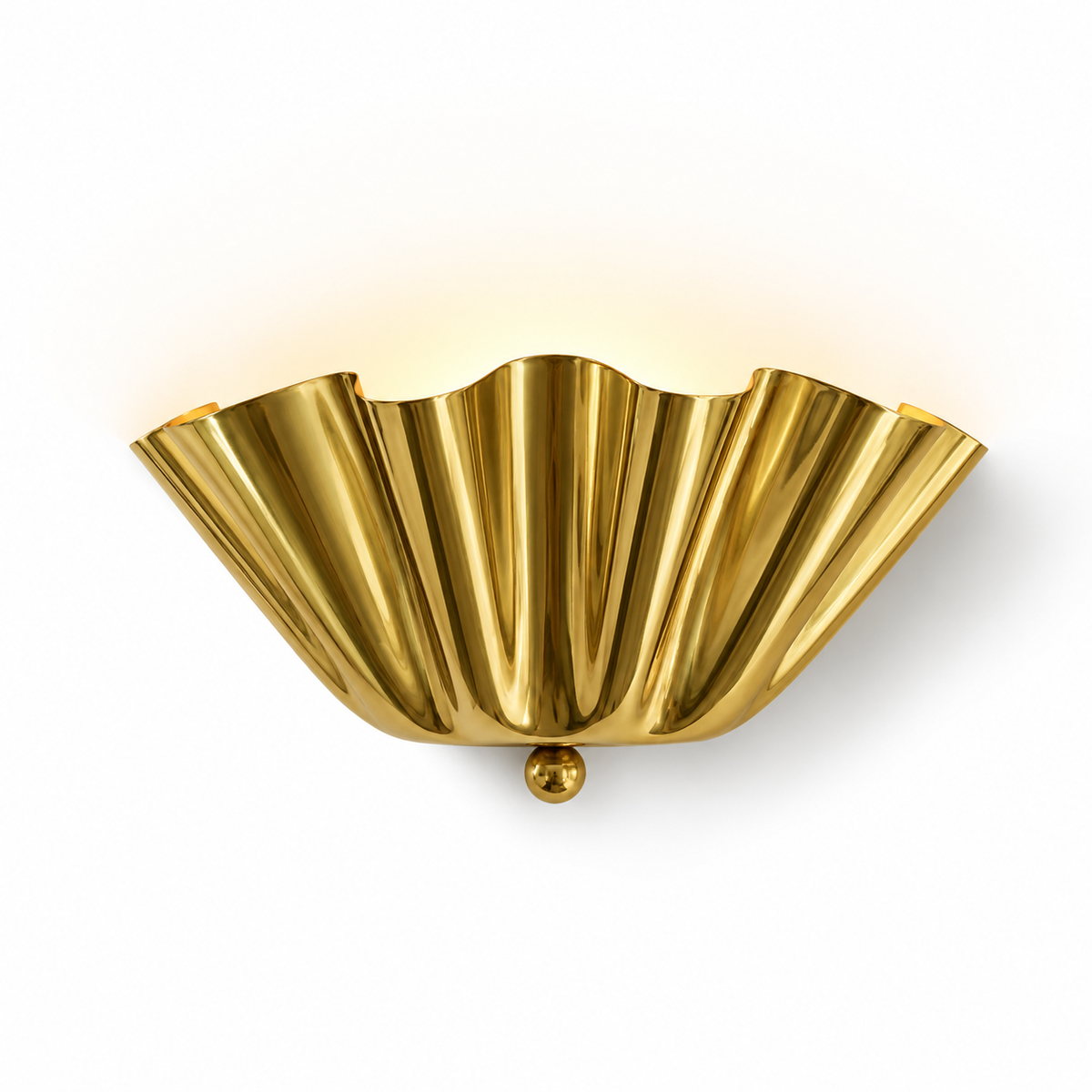 Modern brass accent light for living room